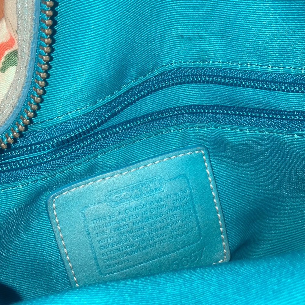 Used Rare Colorful Coach small - Picture 3 of 5